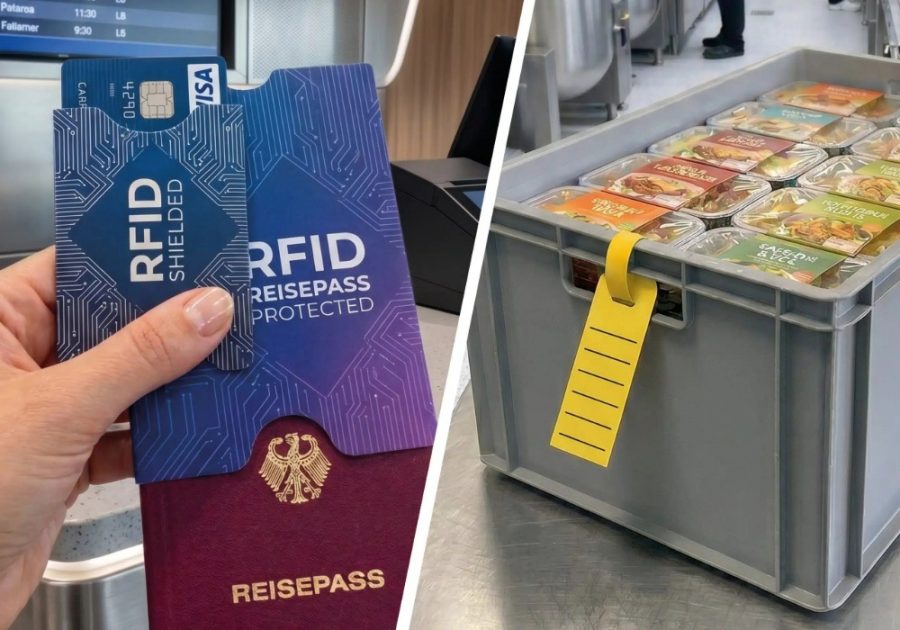 Sihl ENDURO MD SHIELD metal‑detectable tag material used for food production safety and traceability