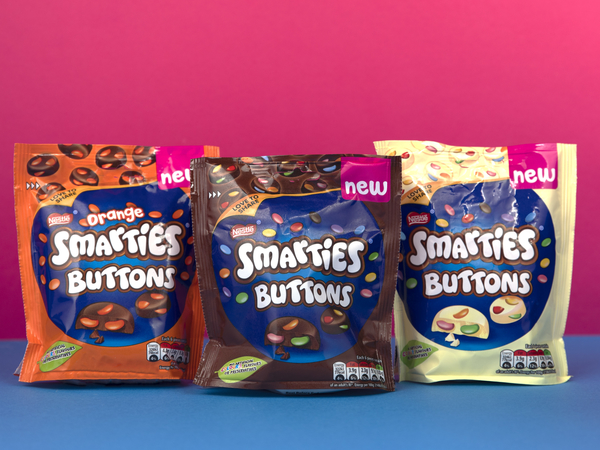 Right on the button: Nestlé announces big Smarties
