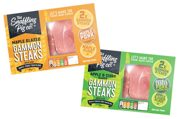 New gammon steaks from Snaffling Pig - Food and Drink Technology