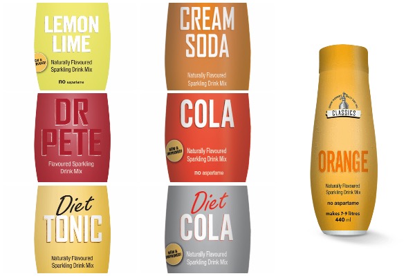 SodaStream announces the return of its Classic Syrups range