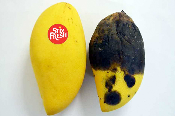 "Magical" stickers keep fruit fresh for two weeks