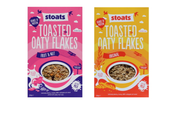 Stoats showcases toasted oaty flakes