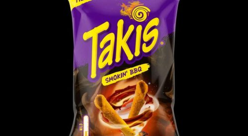 Takis Smokin’ BBQ rolled tortilla chips