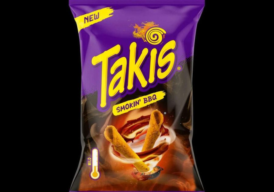 Takis Smokin’ BBQ rolled tortilla chips