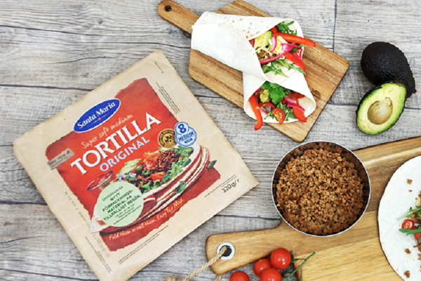 Santa Maria tortillas save plastics with new packaging from Flextrus