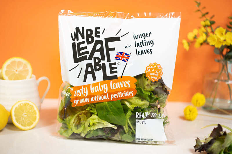 Vertical farm launches new salad product in Tesco Food and Drink