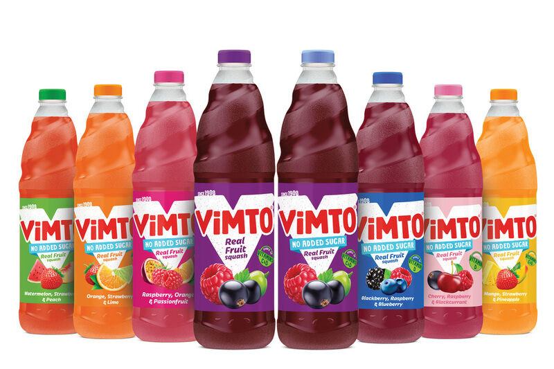 Nichols introduces new bottle design across Vimto squash range