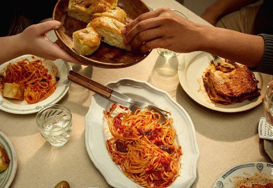 Angela Hartnett’s new Italian range for Waitrose featuring fresh pasta, sauces and focaccia.