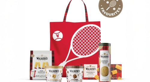 Walker’s Shortbread Perfect Serve Tennis Hamper inspired by Sir Andy Murray as part of the Walker’s Shortbread Serves Up New Limited‑Edition Hamper Inspired by Partnership with Sir Andy Murray campaign