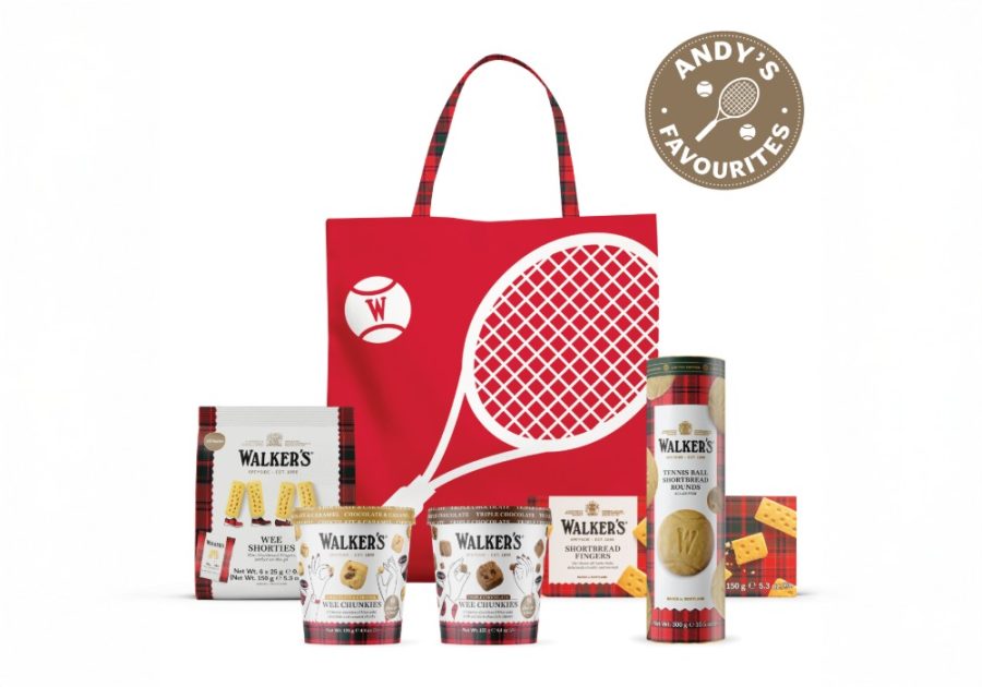 Walker’s Shortbread Perfect Serve Tennis Hamper inspired by Sir Andy Murray as part of the Walker’s Shortbread Serves Up New Limited‑Edition Hamper Inspired by Partnership with Sir Andy Murray campaign