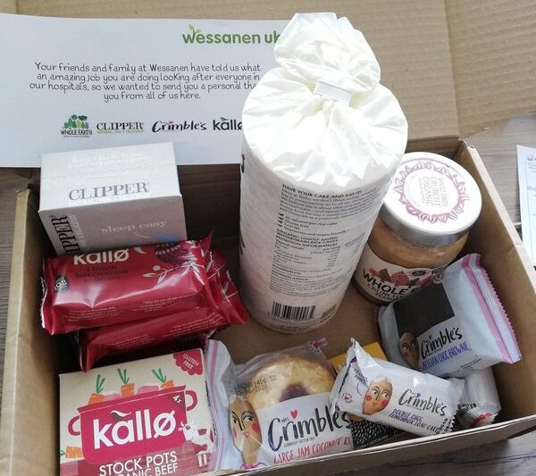 Wessanen UK donates NHS food care packages