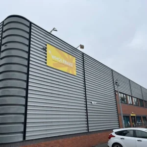 Wholebake’s new 76,000 sq ft Wrexham production facility with modern high‑speed snack bar manufacturing lines.