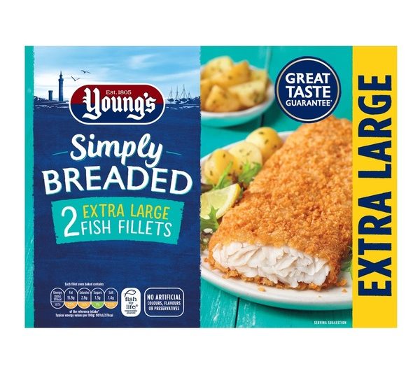 Young’s Seafood recall Simply Breaded 2 Extra Large Fish Fillets 300g Product